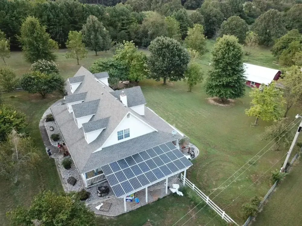 Residential solar installation by Delta Solar in Arkansas