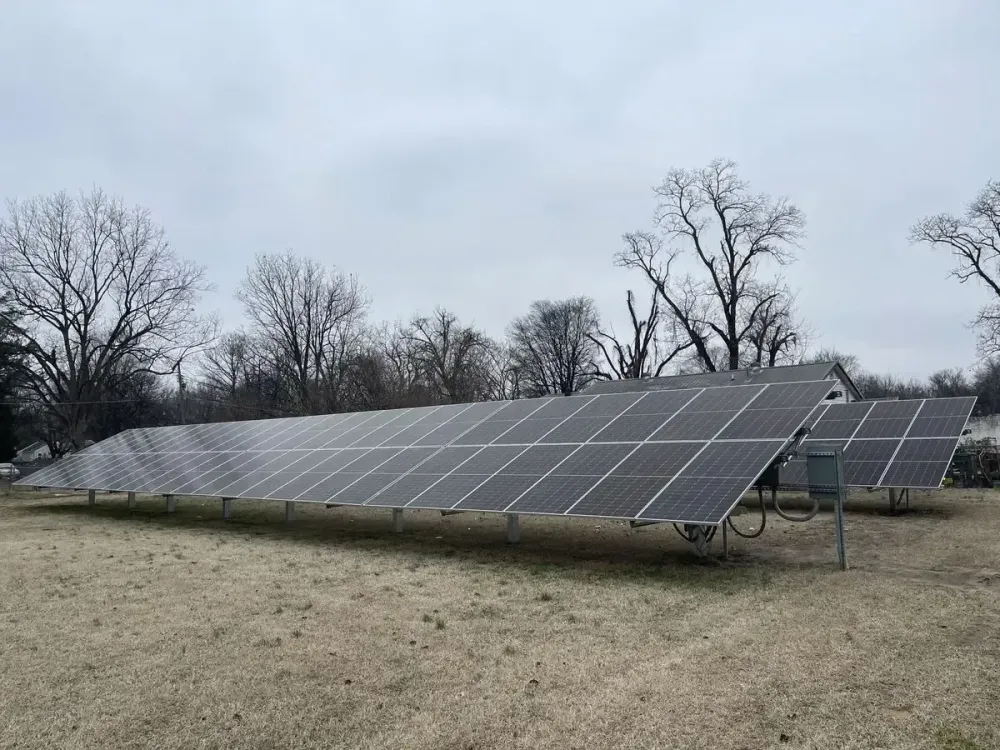 Community System – 57.5 kW solar installation