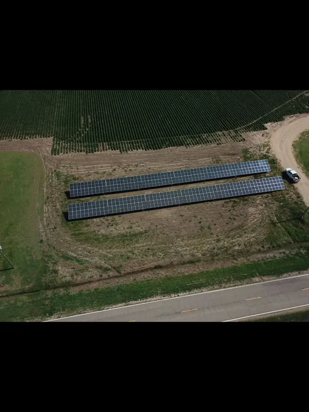 Poultry Farms solar installation by Delta Solar in Arkansas