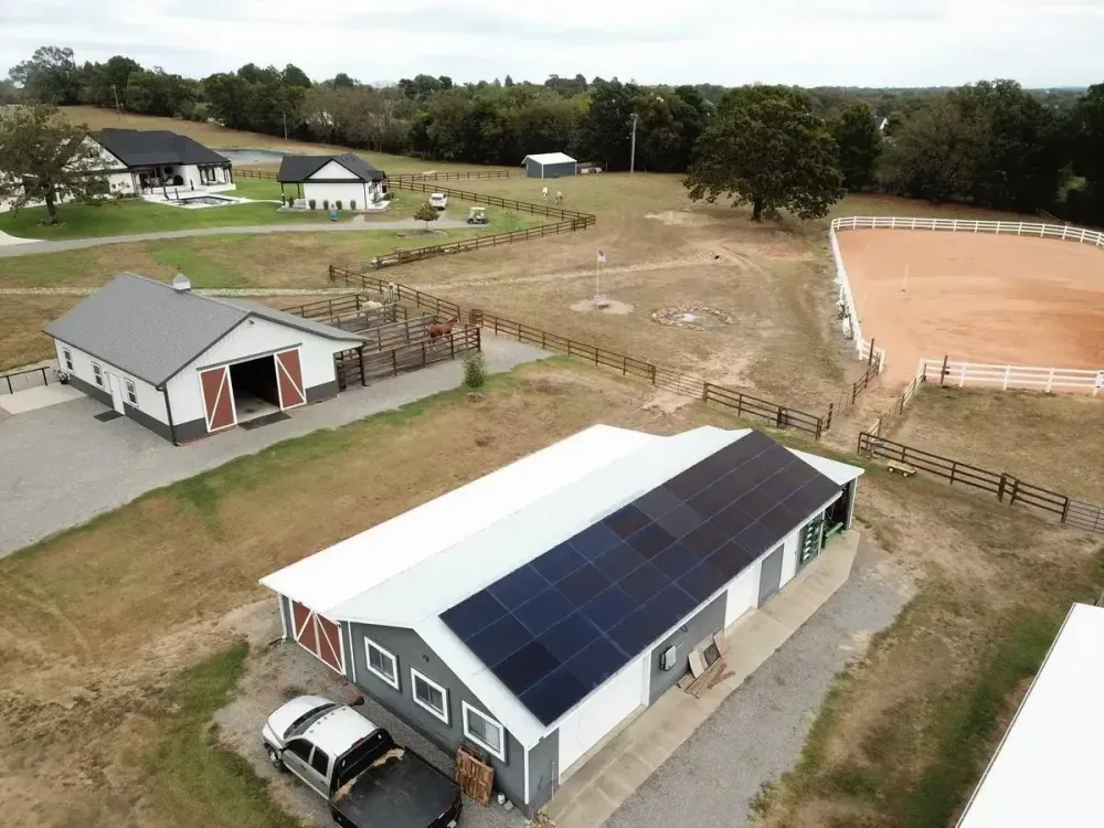 Agricultural System – 13.6 kW solar installation